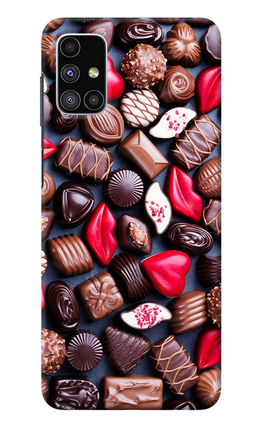 Chocolates Samsung M51 Back Cover