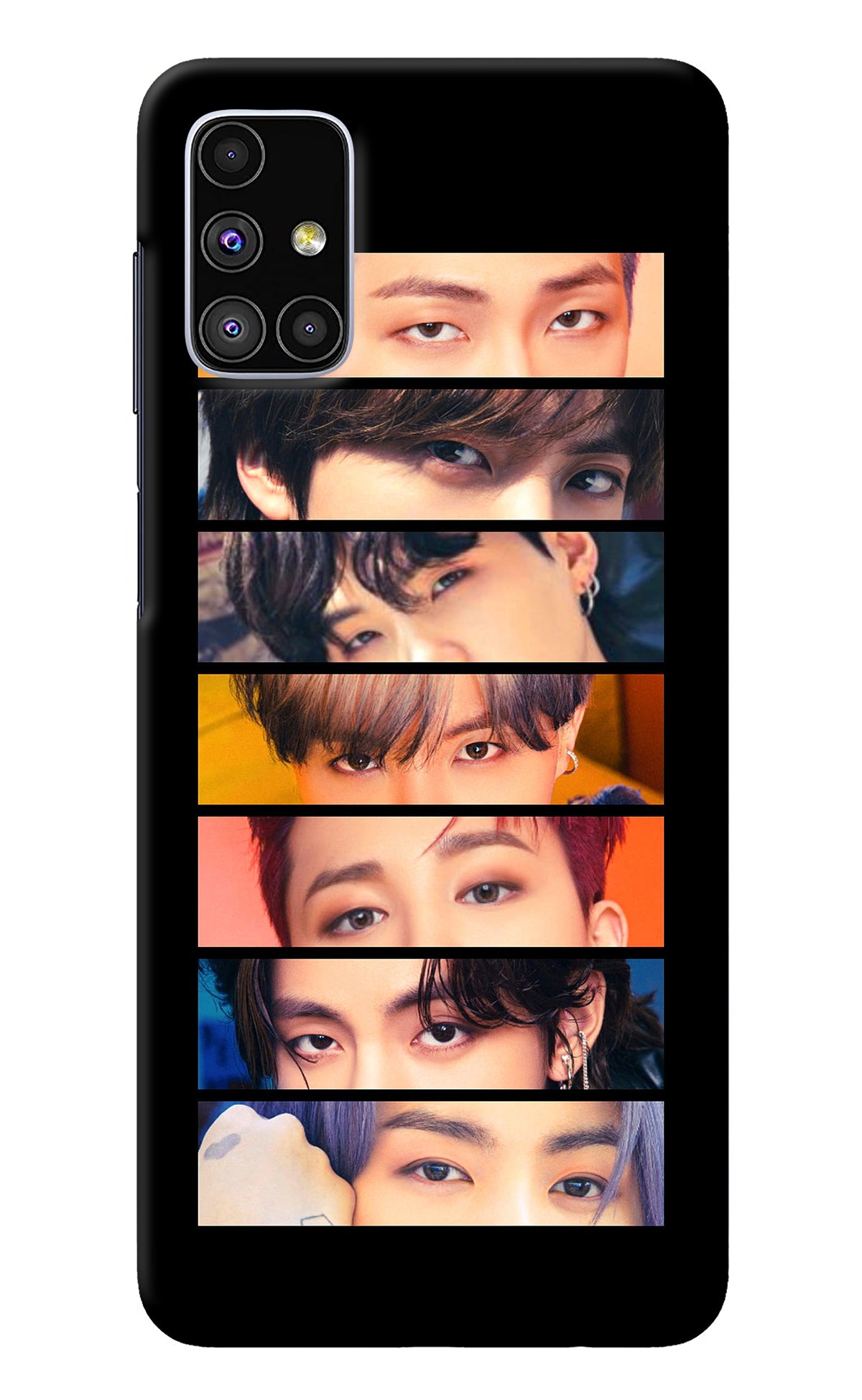 BTS Eyes Samsung M51 Back Cover