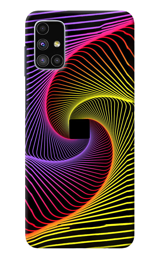 Colorful Strings Samsung M51 Back Cover
