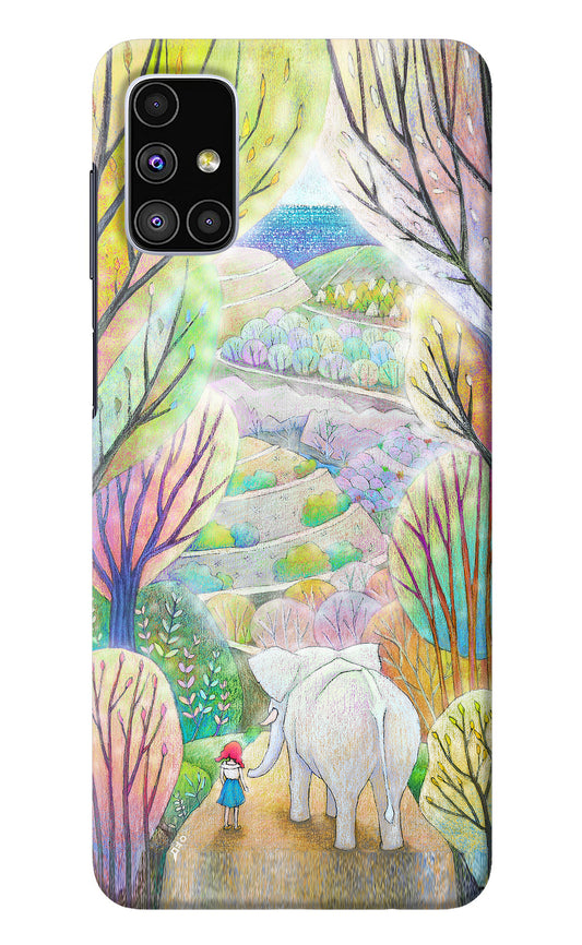 Nature Painting Samsung M51 Back Cover