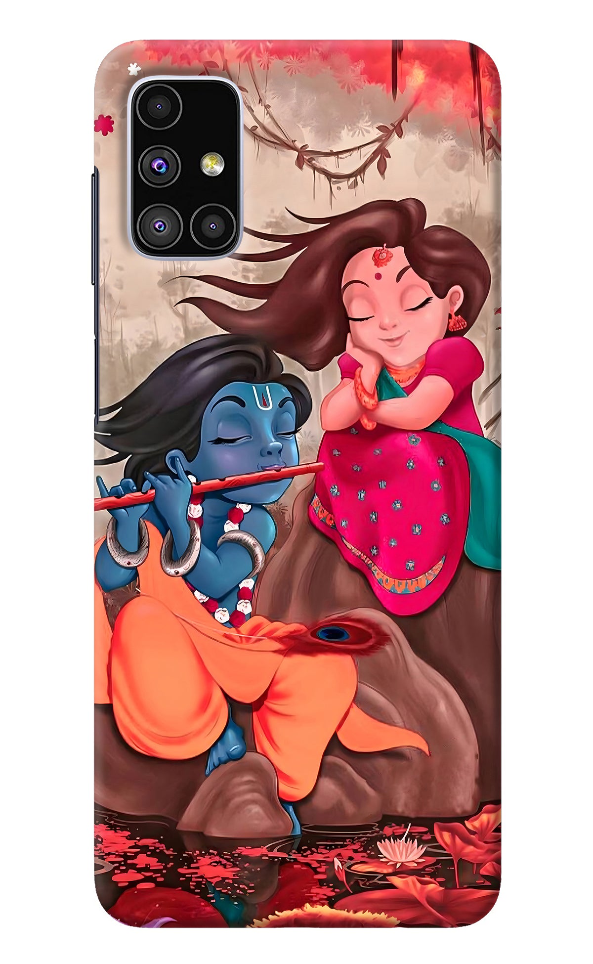 Radhe Krishna Samsung M51 Back Cover