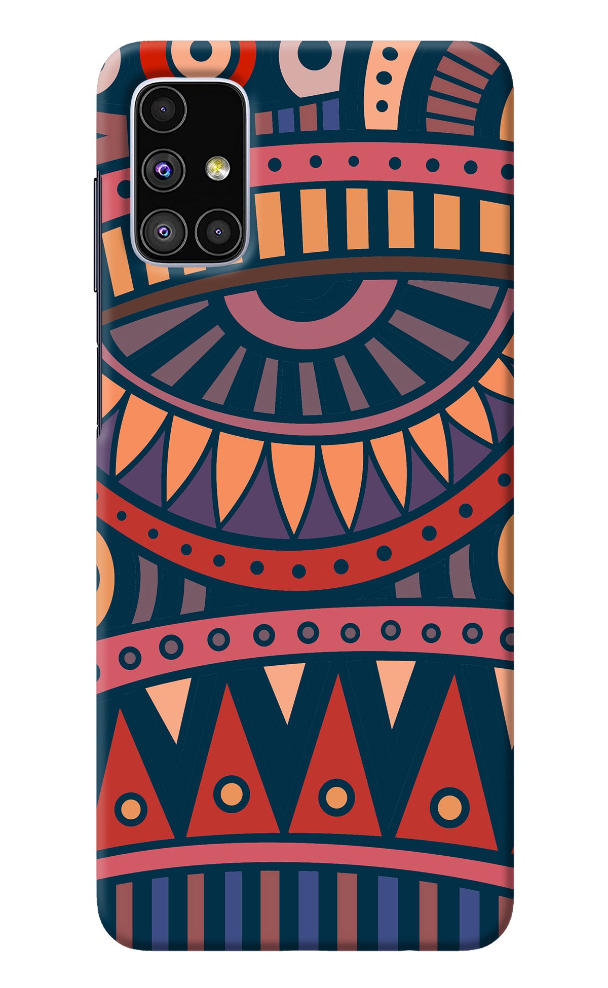 African Culture Design Samsung M51 Back Cover