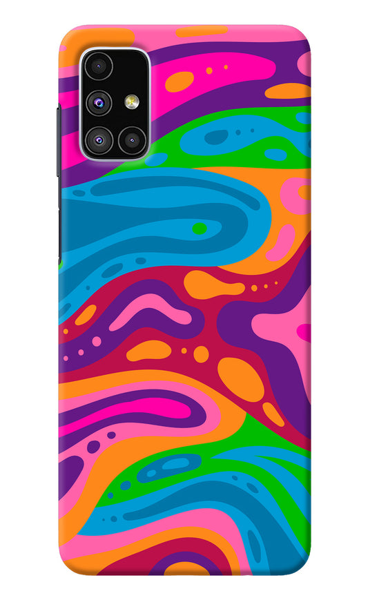 Trippy Pattern Samsung M51 Back Cover