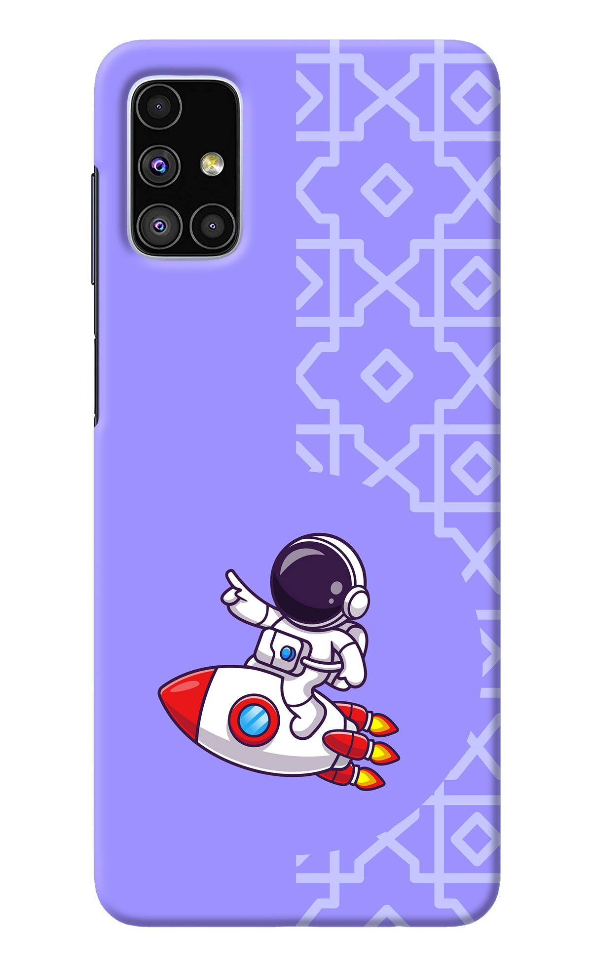 Cute Astronaut Samsung M51 Back Cover