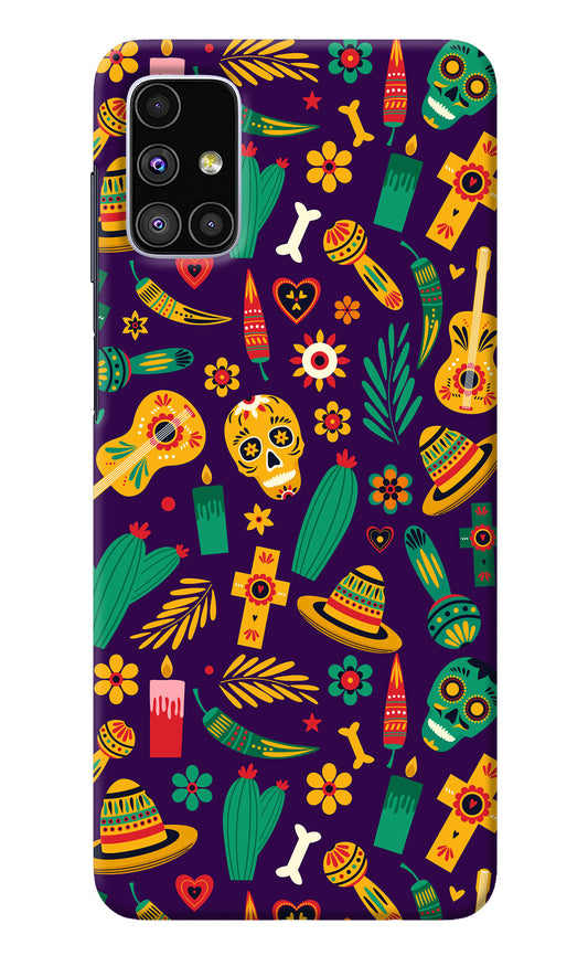 Mexican Artwork Samsung M51 Back Cover