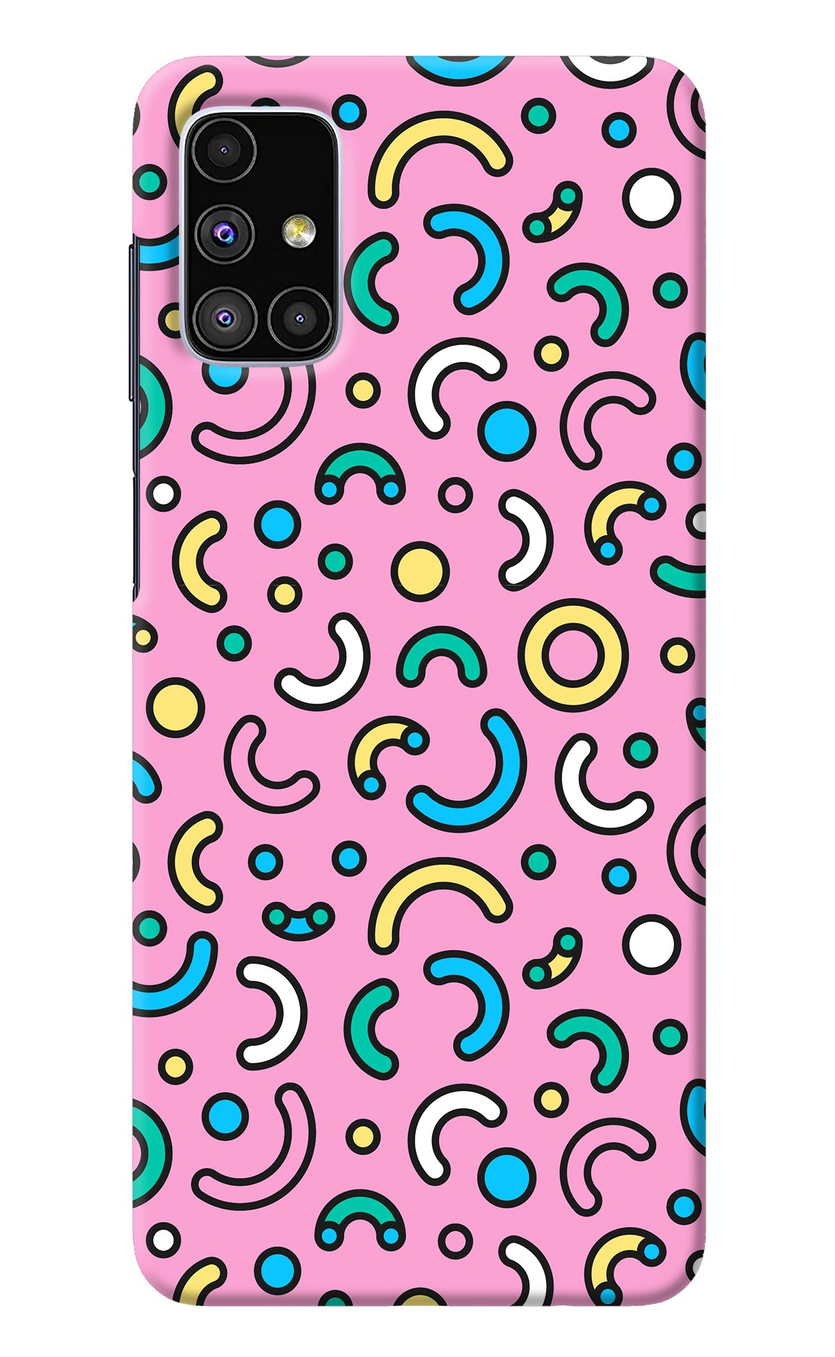 Memphis Design Samsung M51 Back Cover