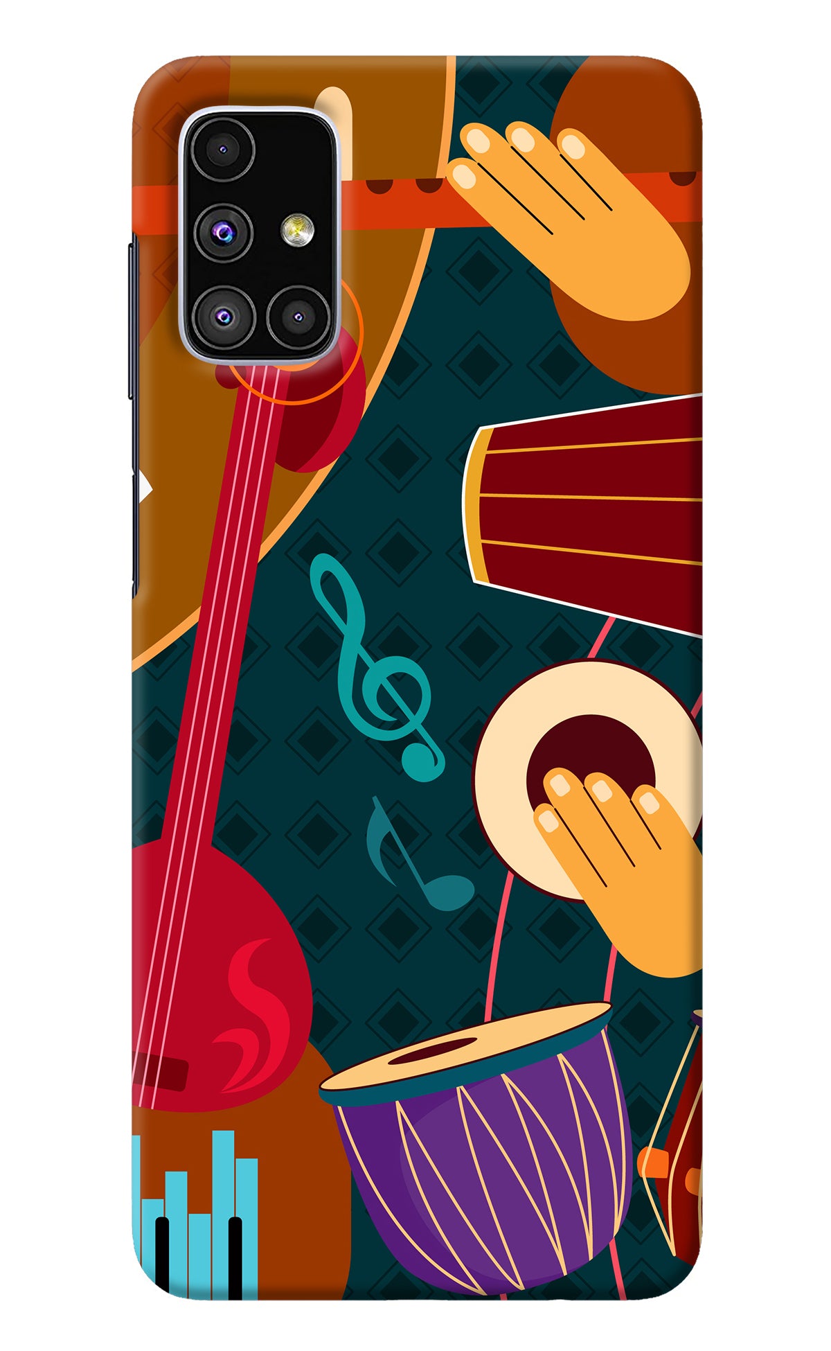 Music Instrument Samsung M51 Back Cover