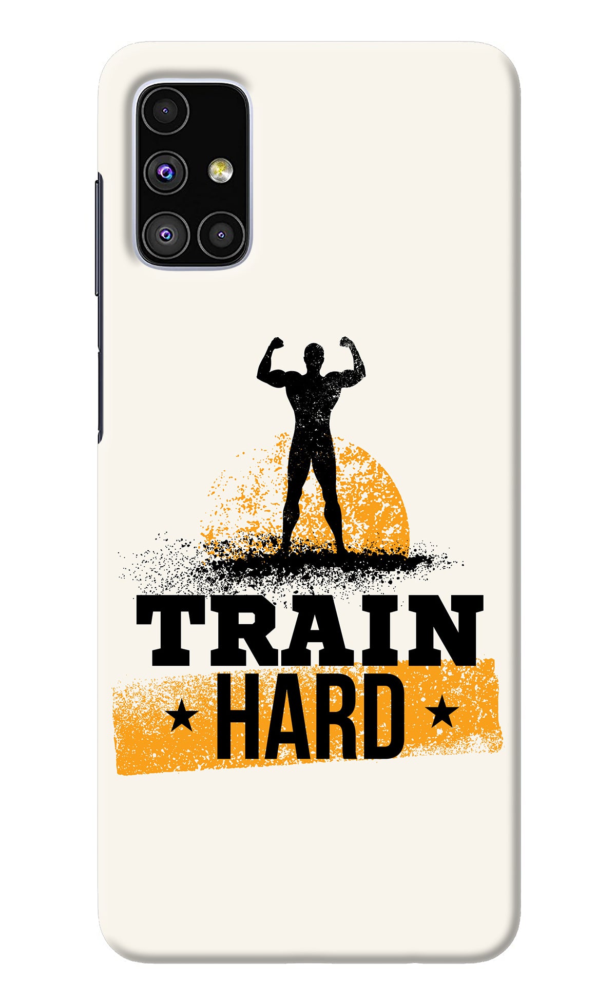 Train Hard Samsung M51 Back Cover