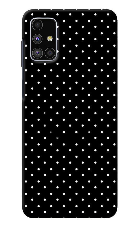 White Dots Samsung M51 Pop Case
