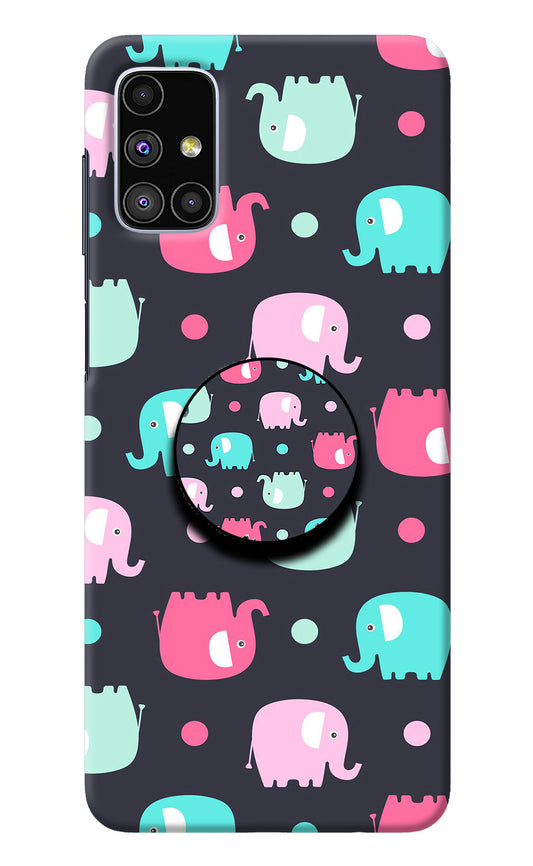 Baby Elephants Samsung M51 Pop Case