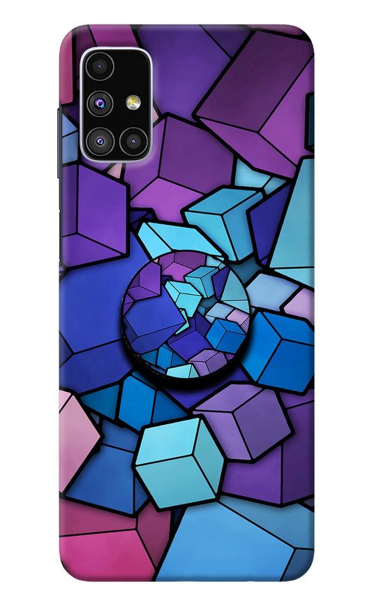 Cubic Abstract Samsung M51 Pop Case