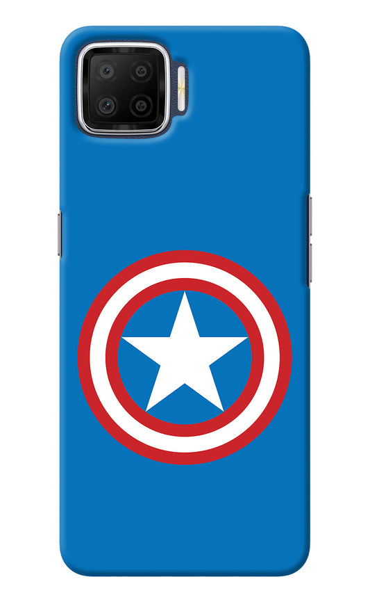 Captain America Logo Oppo F17 Back Cover