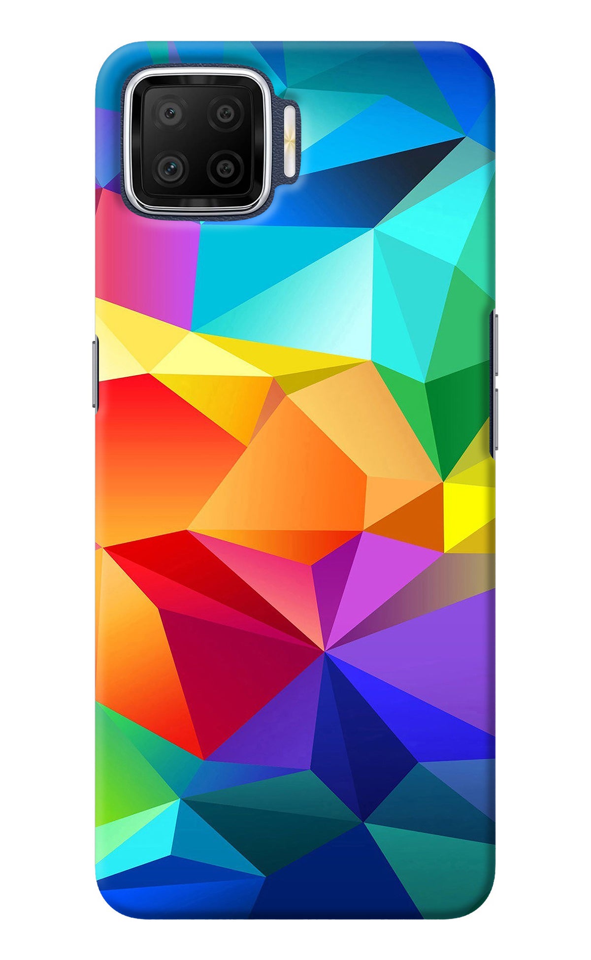 Abstract Pattern Oppo F17 Back Cover