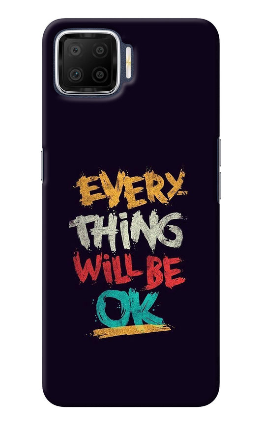 Everything Will Be Ok Oppo F17 Back Cover