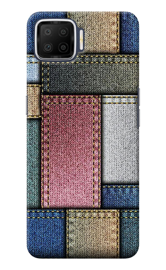 Multicolor Jeans Oppo F17 Back Cover