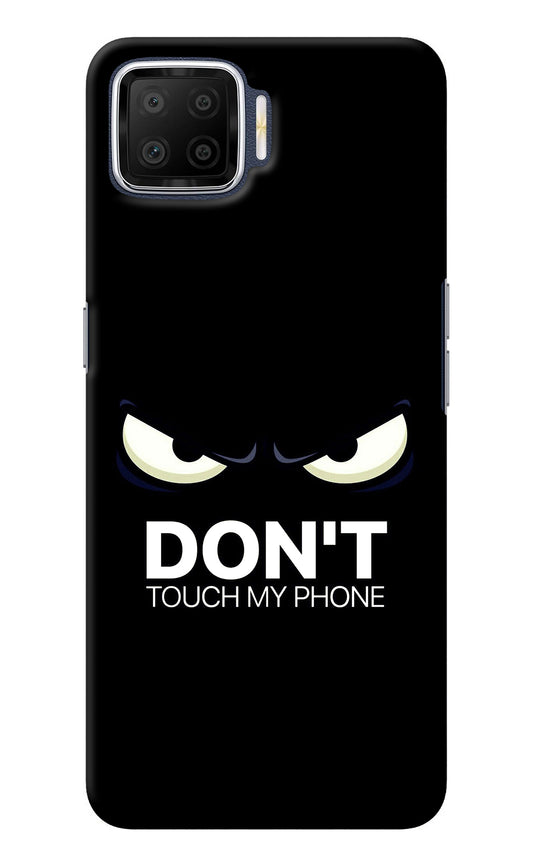 Don'T Touch My Phone Oppo F17 Back Cover