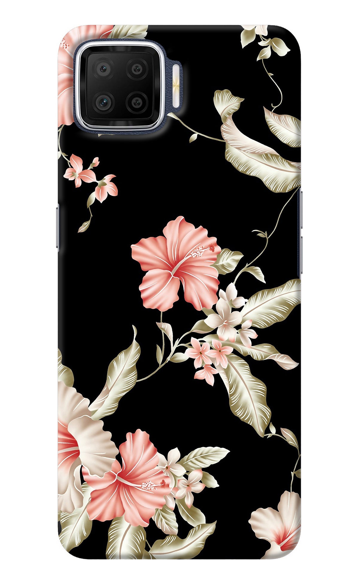 Flowers Oppo F17 Back Cover