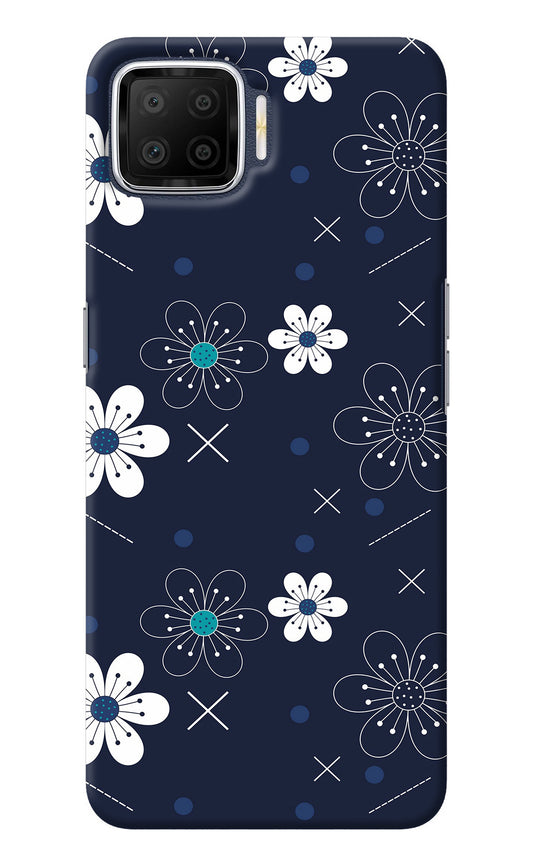 Flowers Oppo F17 Back Cover