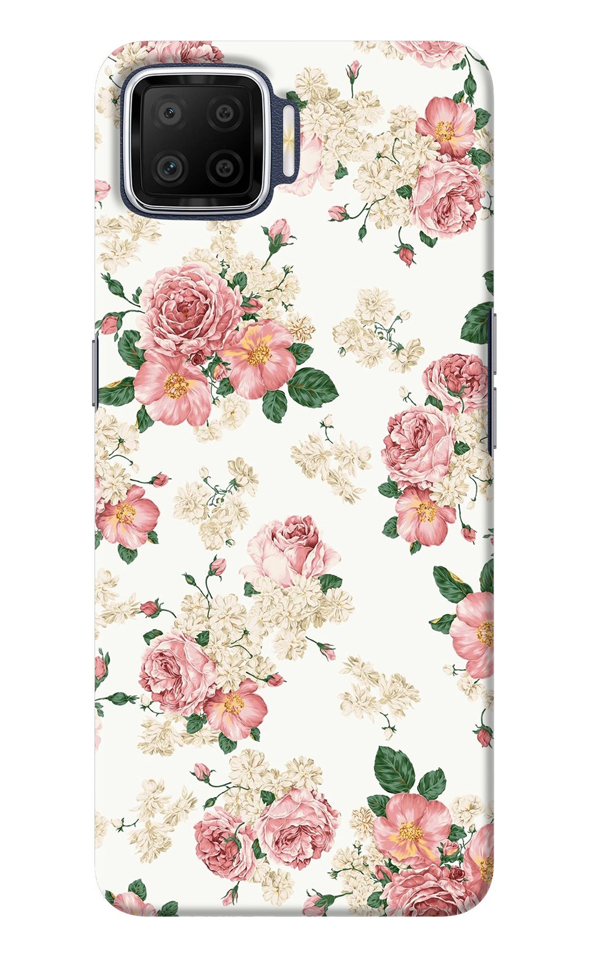 Flowers Oppo F17 Back Cover