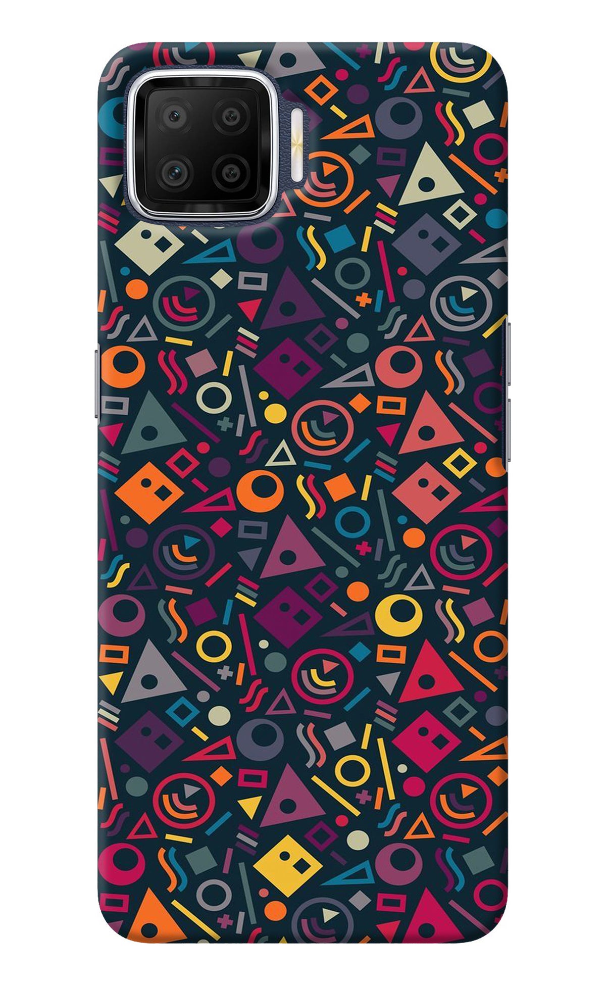 Geometric Abstract Oppo F17 Back Cover