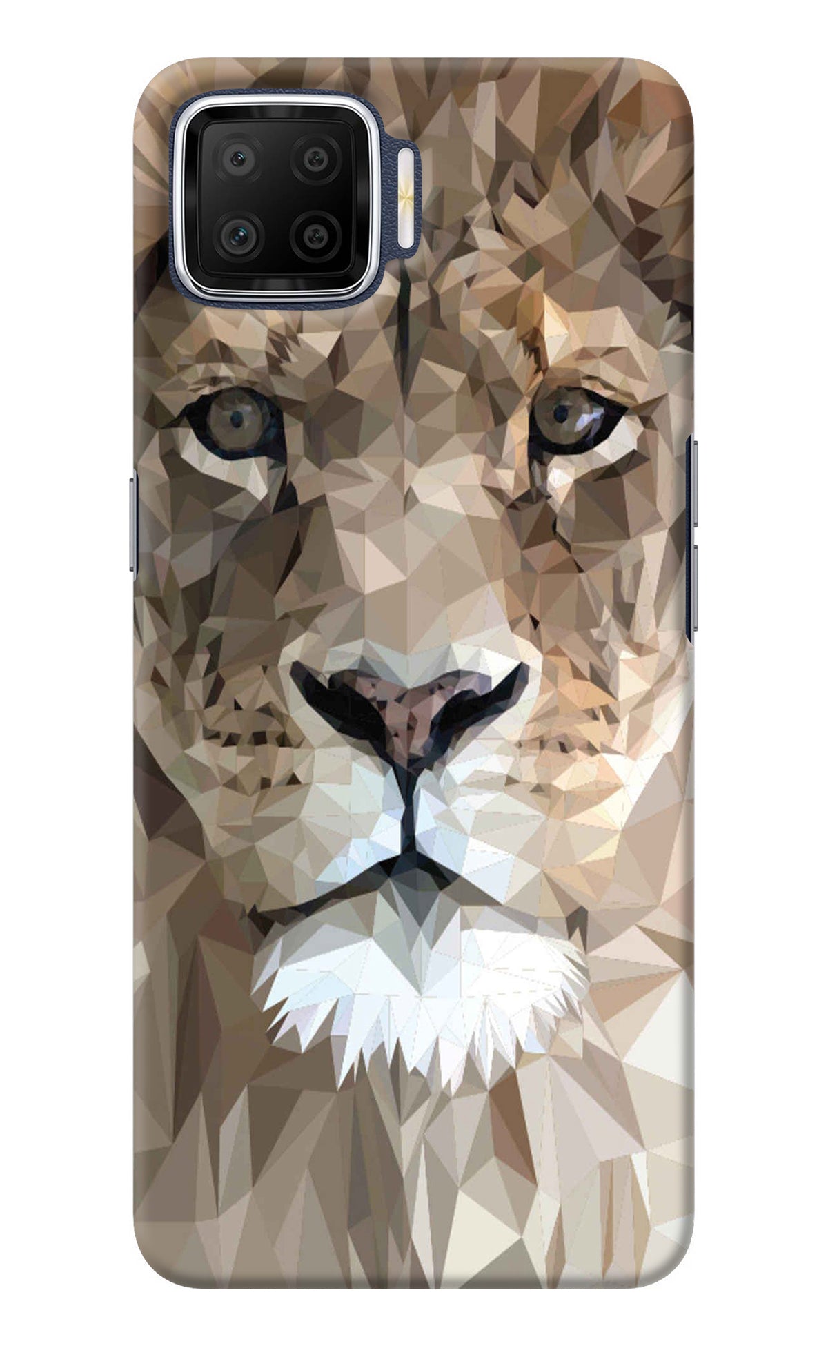 Lion Art Oppo F17 Back Cover