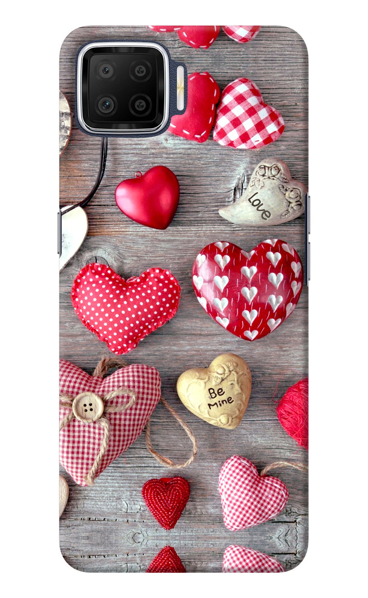 Love Wallpaper Oppo F17 Back Cover