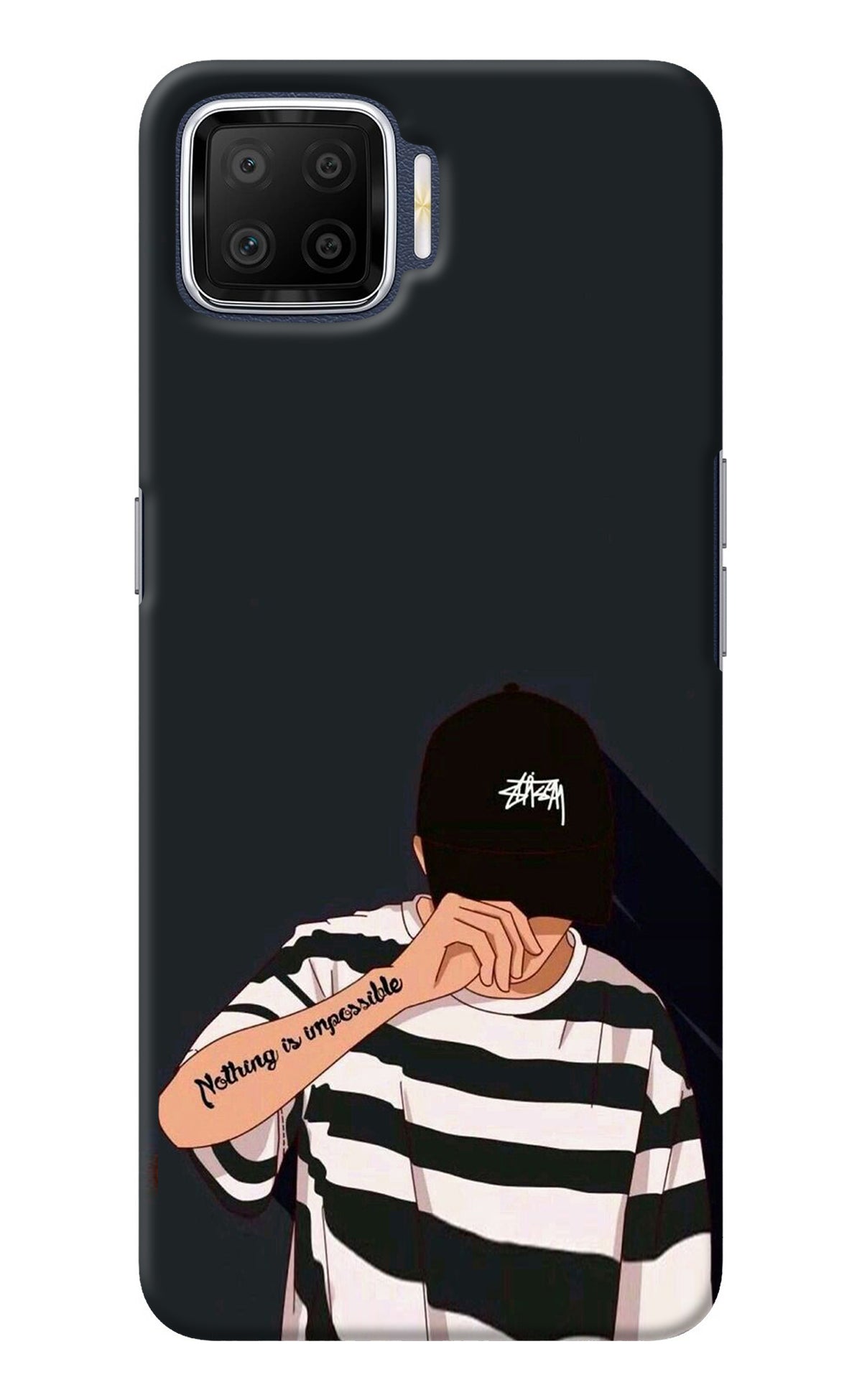 Aesthetic Boy Oppo F17 Back Cover