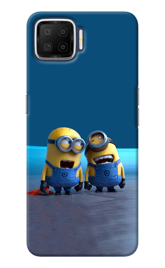 Minion Laughing Oppo F17 Back Cover