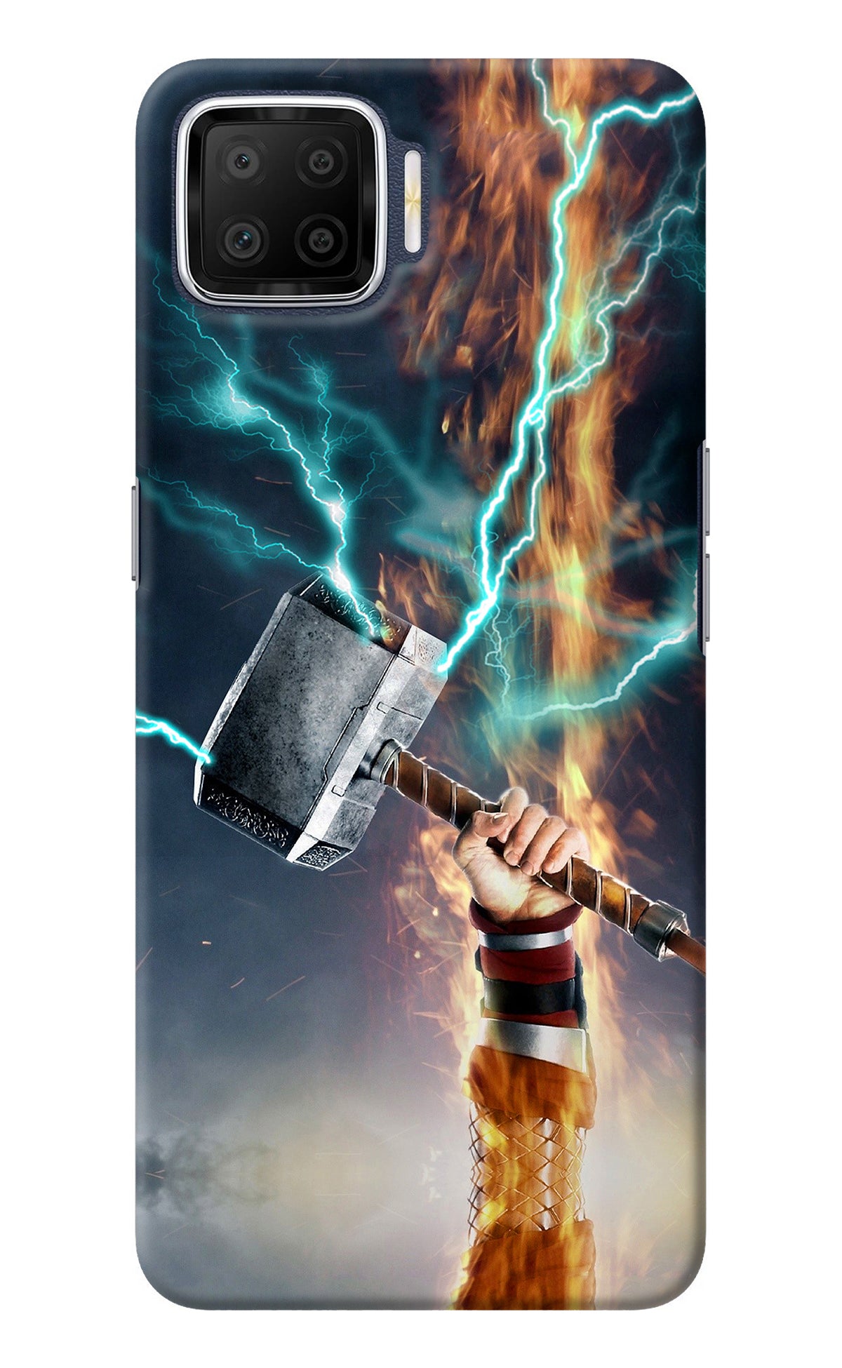 Thor Hammer Mjolnir Oppo F17 Back Cover