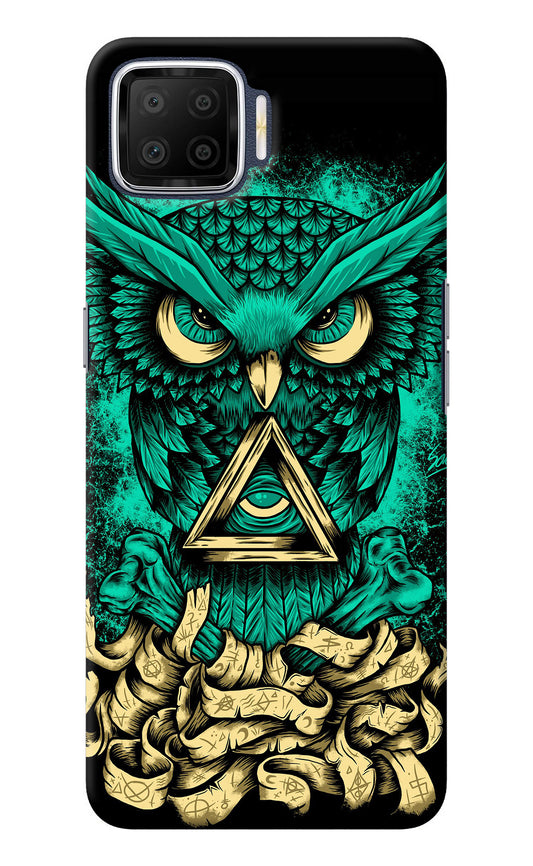 Green Owl Oppo F17 Back Cover