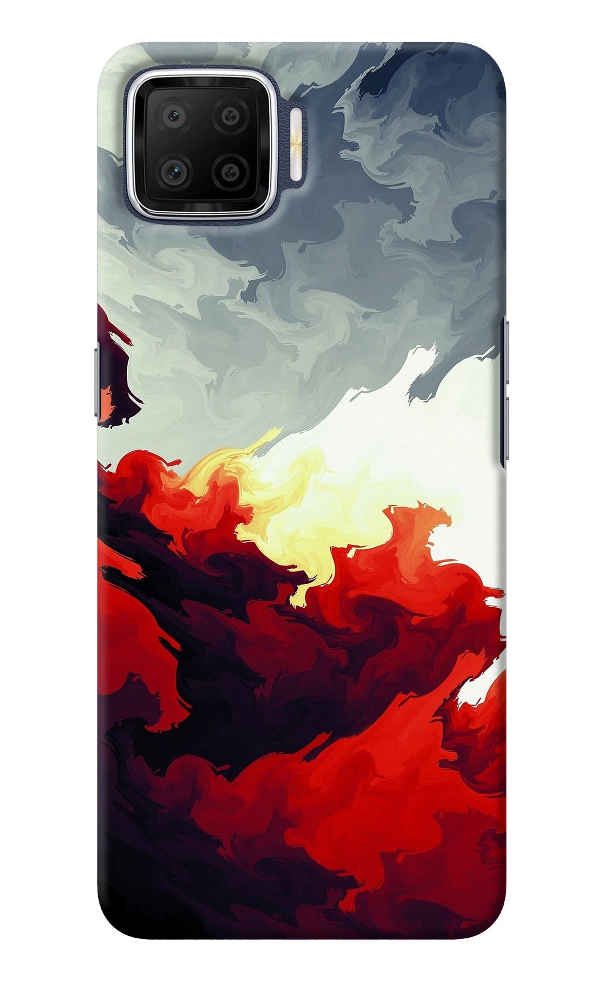 Fire Cloud Oppo F17 Back Cover