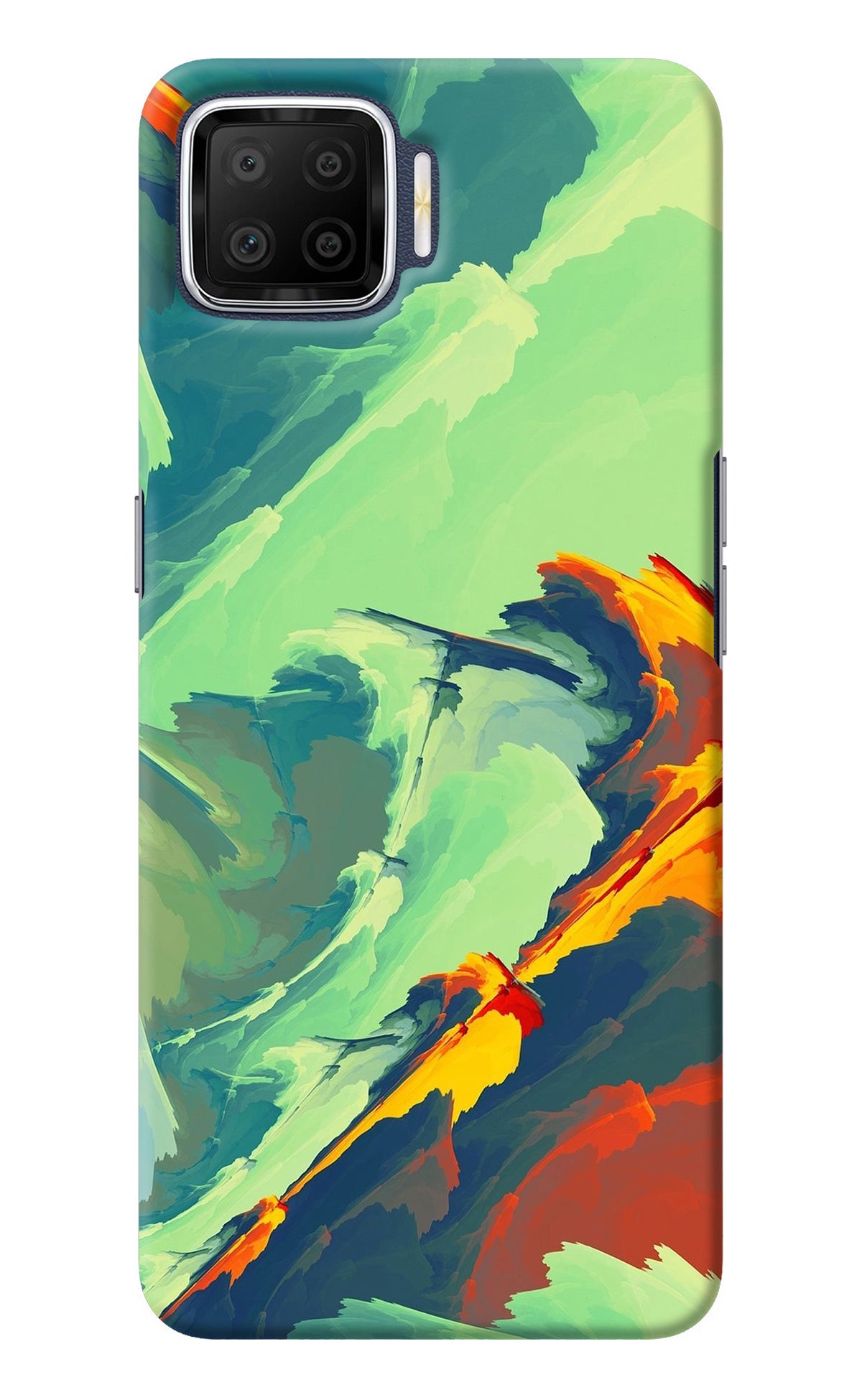 Paint Art Oppo F17 Back Cover