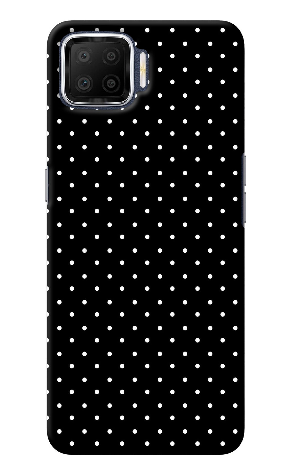 White Dots Oppo F17 Back Cover