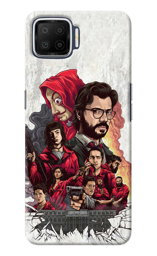 Money Heist Artwork Oppo F17 Back Cover