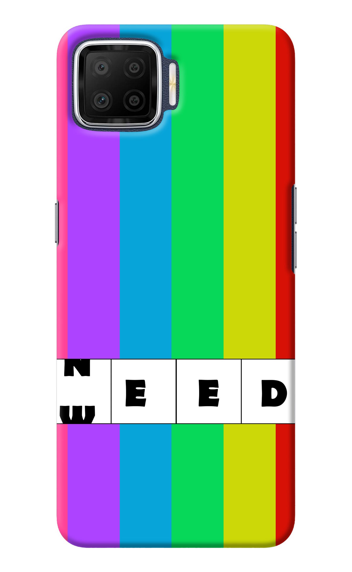 Need Weed Oppo F17 Back Cover