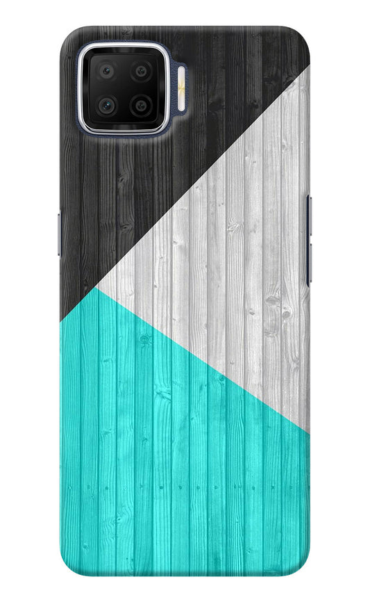 Wooden Abstract Oppo F17 Back Cover