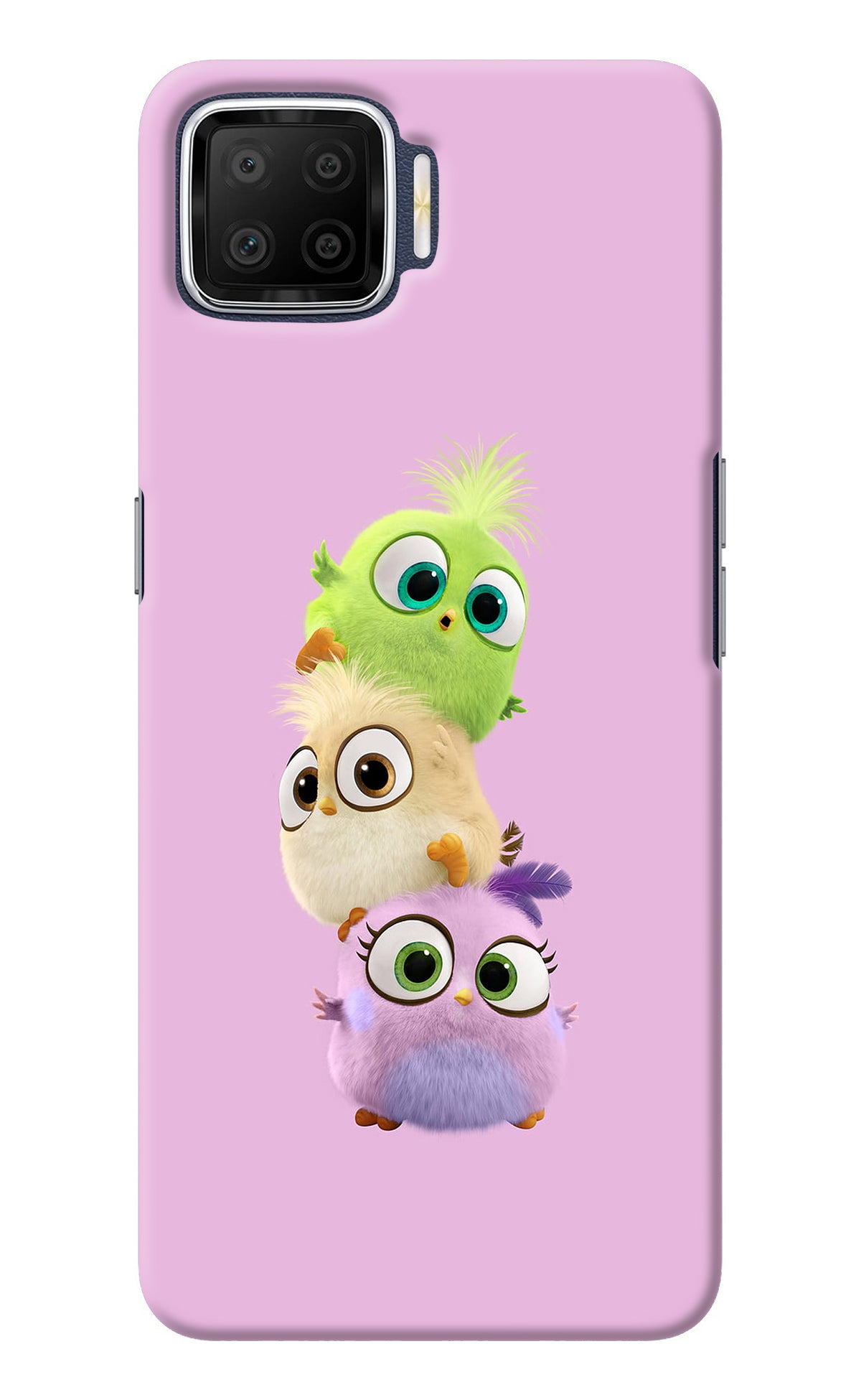 Cute Little Birds Oppo F17 Back Cover