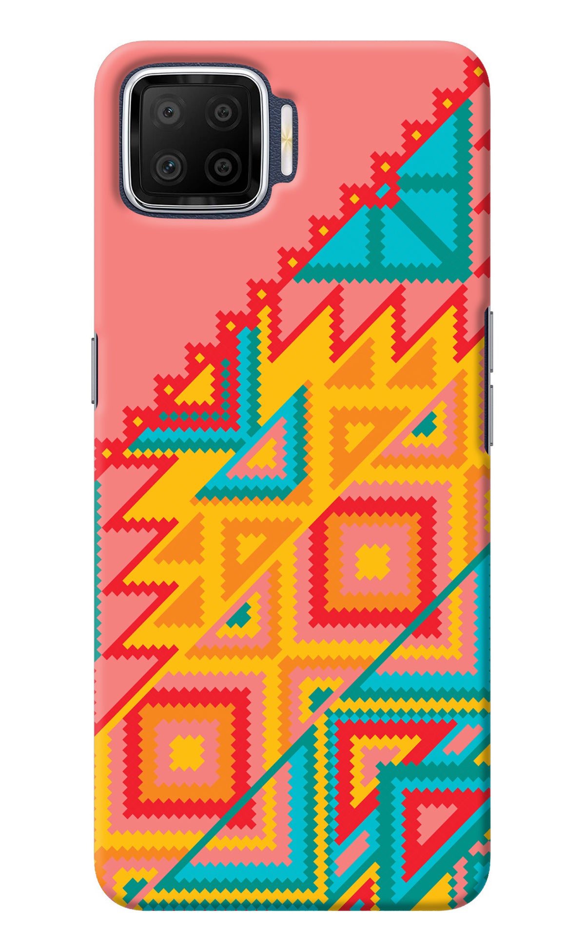 Aztec Tribal Oppo F17 Back Cover