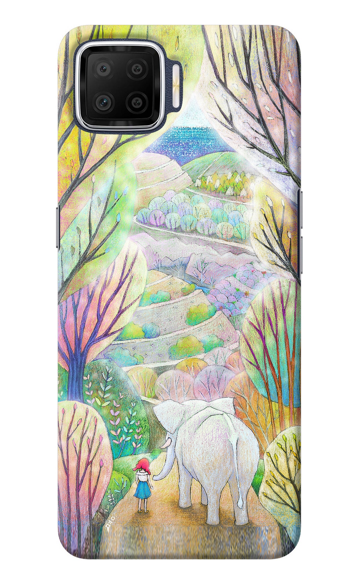 Nature Painting Oppo F17 Back Cover