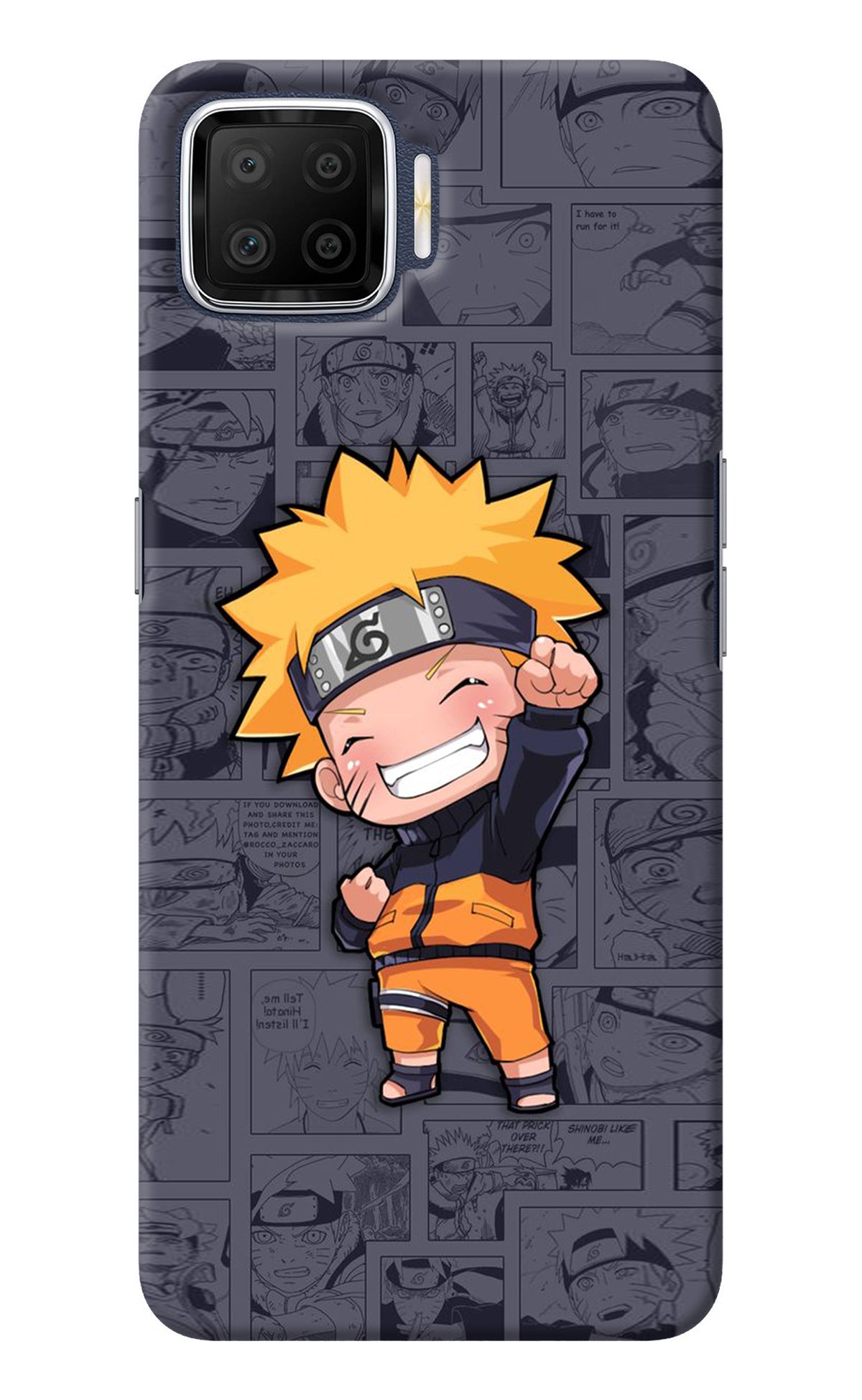 Chota Naruto Oppo F17 Back Cover