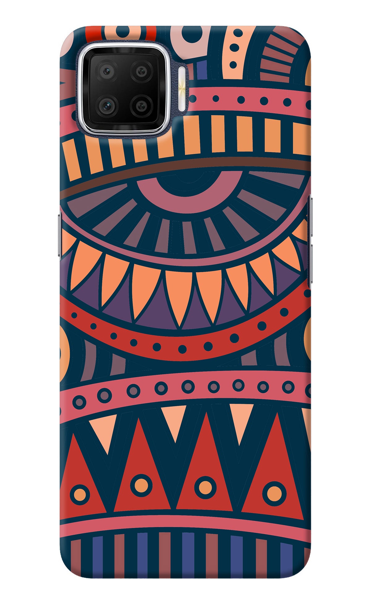 African Culture Design Oppo F17 Back Cover