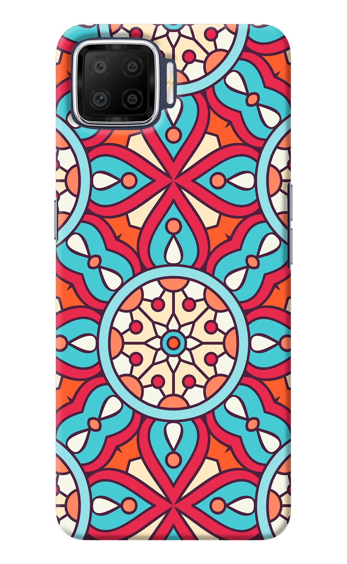 Mandala Geometric Oppo F17 Back Cover