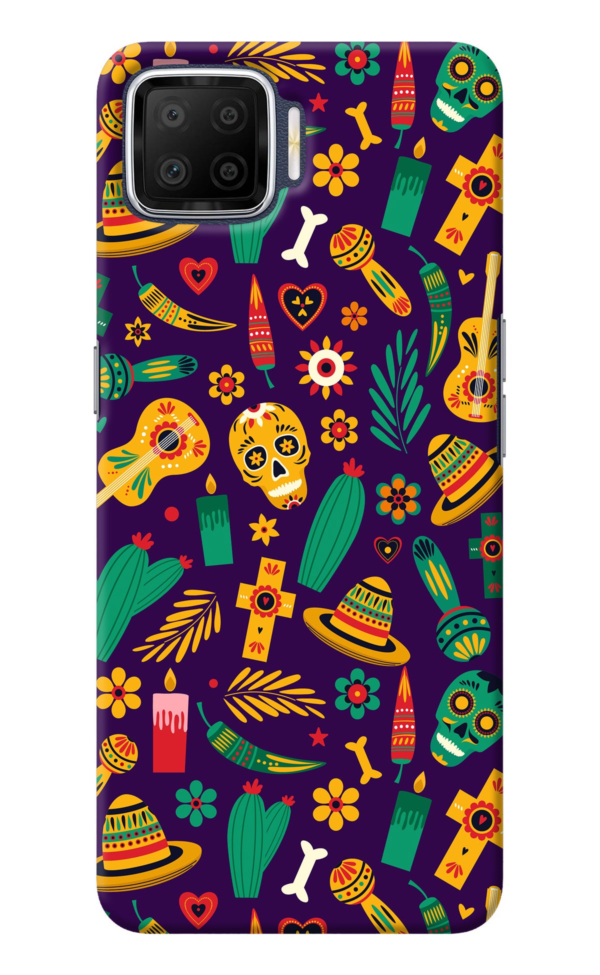 Mexican Artwork Oppo F17 Back Cover