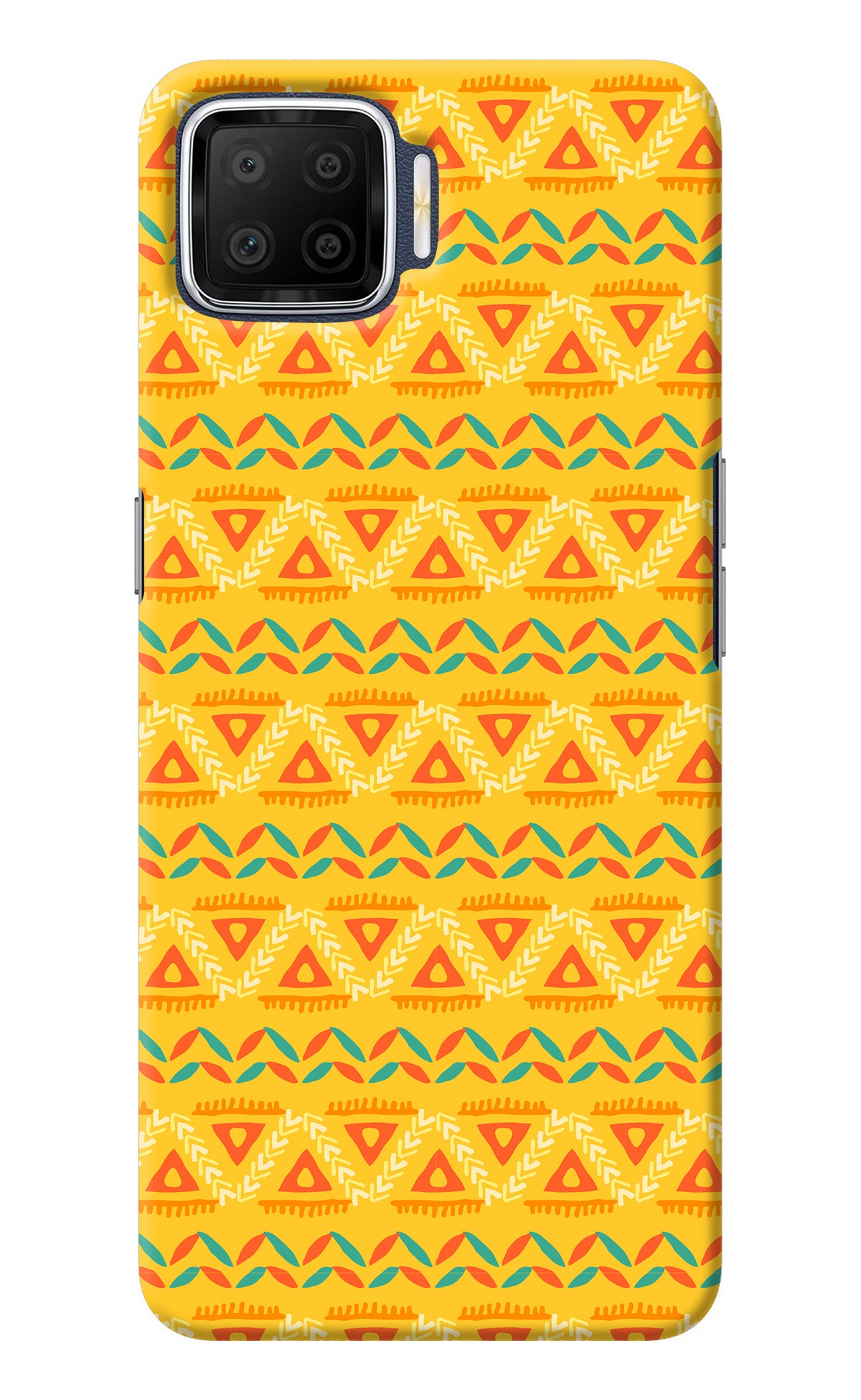 Tribal Pattern Oppo F17 Back Cover