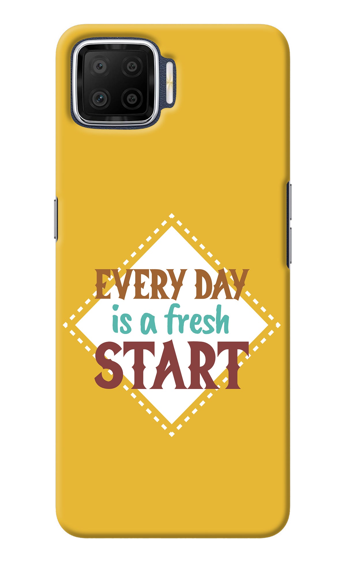 Every day is a Fresh Start Oppo F17 Back Cover