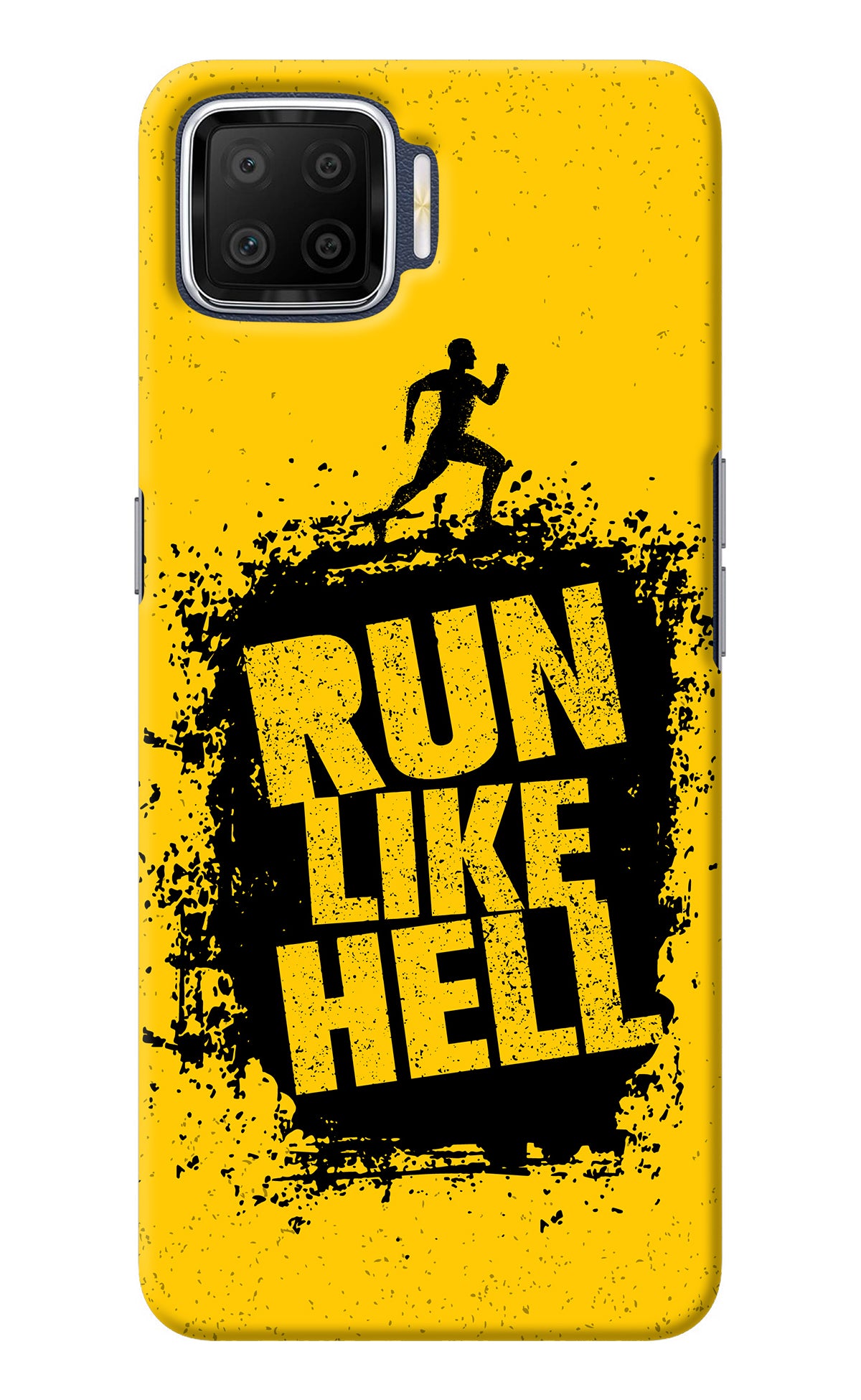 Run Like Hell Oppo F17 Back Cover