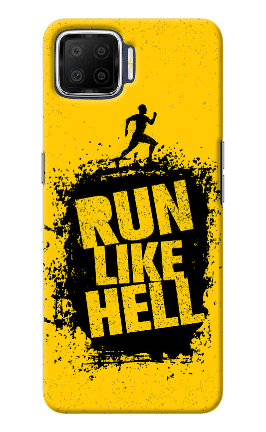 Run Like Hell Oppo F17 Back Cover