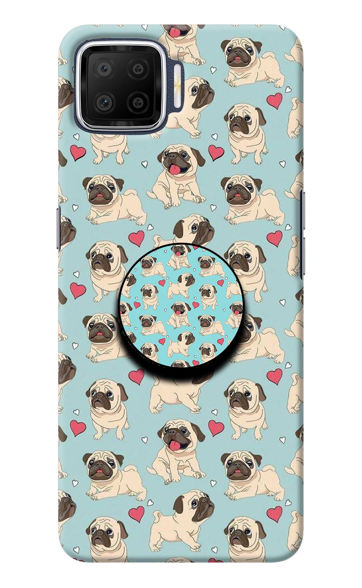 Pug Dog Oppo F17 Pop Case