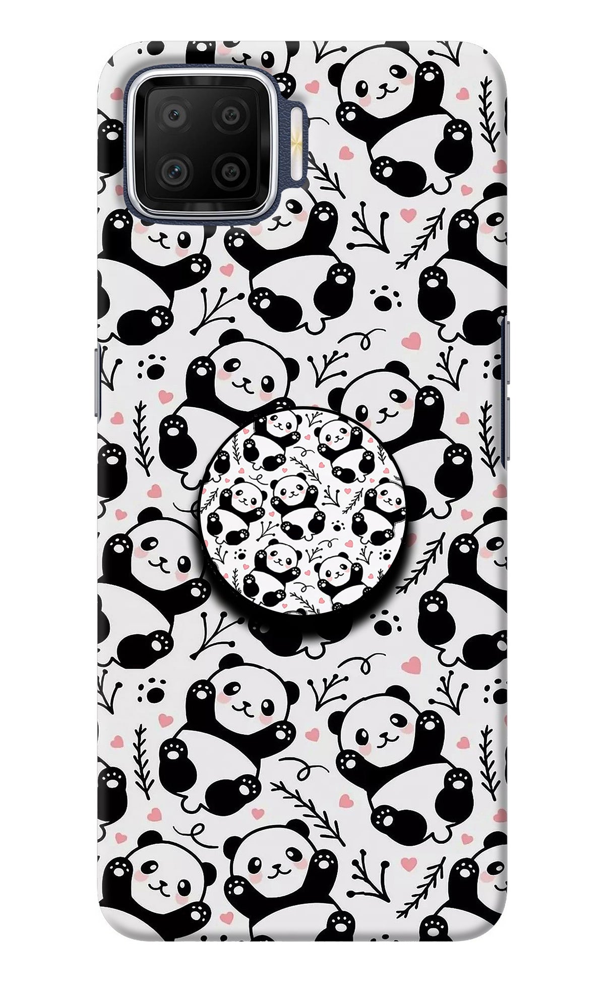 Cute Panda Oppo F17 Pop Case