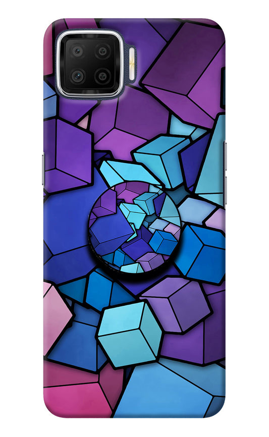 Cubic Abstract Oppo F17 Pop Case